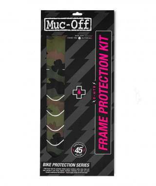 Kit di protezione del telaio E-MTB - camo nero/verde