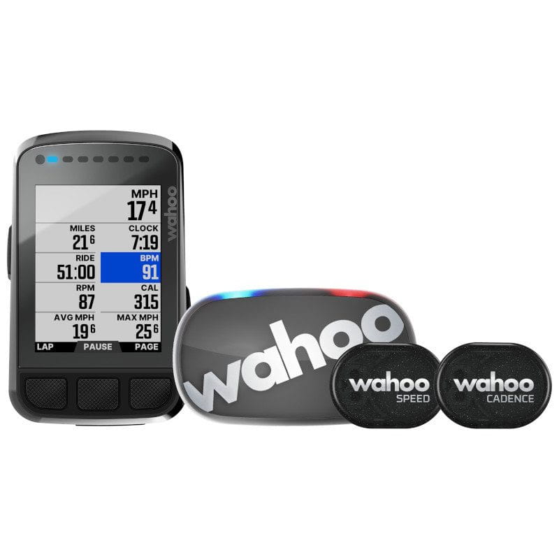 Wahoo Fitness ELEMNT BOLT V2 - GPS Fahrradcomputer Bundle - Schwarz, Fahrradcomputer