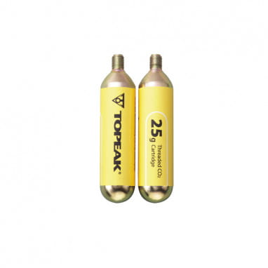 CO2 replacement cartridges 2-pack 25g