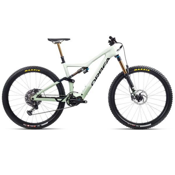 Rise M-TEAM - 29 inch fully E-Bike - hars wit/mist groen