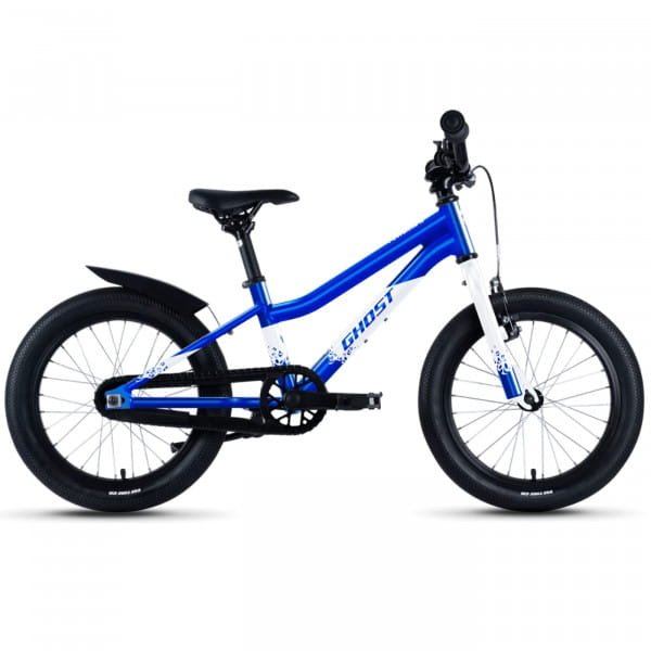 Powerkid 16 - candy blue/pearl white - glossy