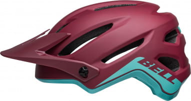4FORTY bike helmet - matte/gloss brick red/ocean