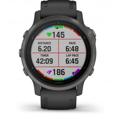 FENIX 6S Sapphire - GPS watch - Black/Grey