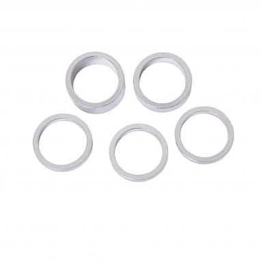Headset spacer set 5 pieces - 1 inch - black