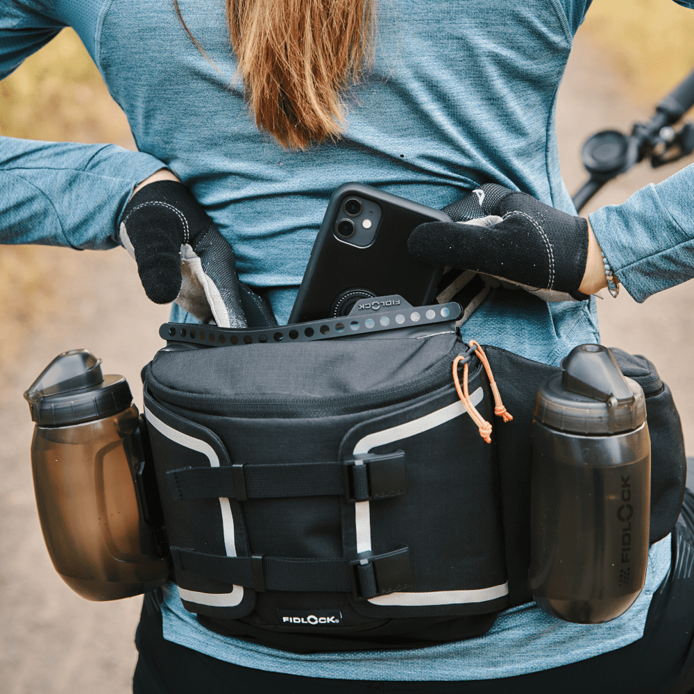 Fidlock HIP BELT double + bottle 450 - black | Belt Bags