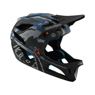 Stage Helmet (MIPS) STEALTH Fullface-Helm - Camo Blau