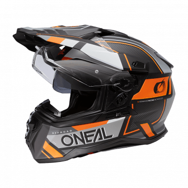 D-SRS Helm SQUARE black/gray/orange