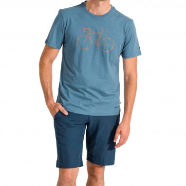 Cyclist Men's - T-Shirt bleu/gris