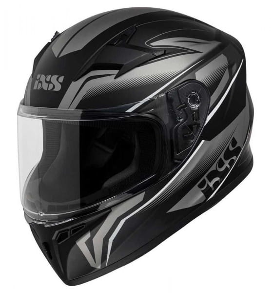 Full face helmet iXS136 2.0 Kids black matte gray