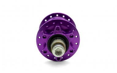 Pro 5 Trial/Singlespeed rear hub purple 32 hole - 135 mm Bolt In