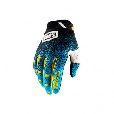 Handschuh Motorcross Ridefit Glove cyan/black