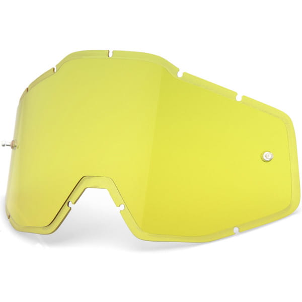 Anti fog replacement lens for Racecraft/Accuri/Strata - Yellow