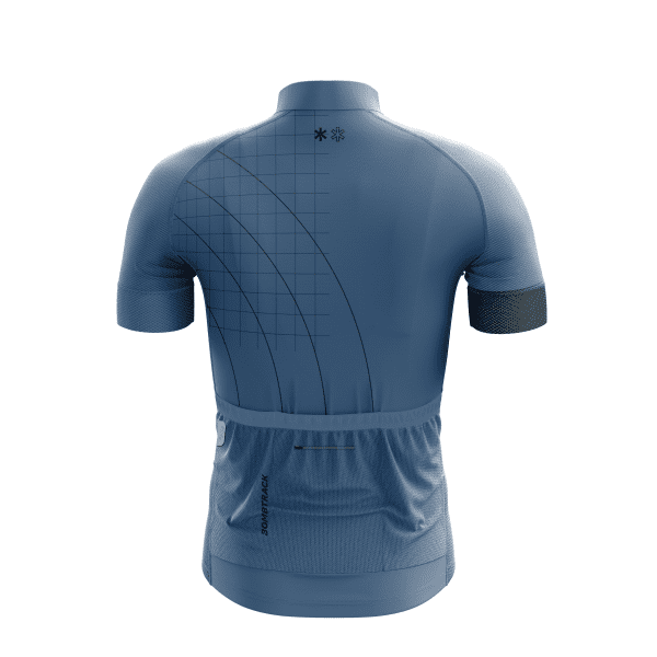 Grids and Guides short sleeve jersey - blue