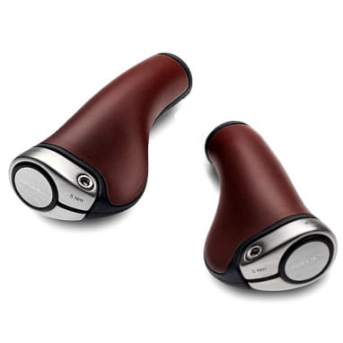 GP1 leather grips long/short - brown