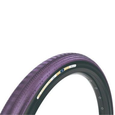 Gravelking Semi Slick, Faltreifen TLR 28" - purple/black