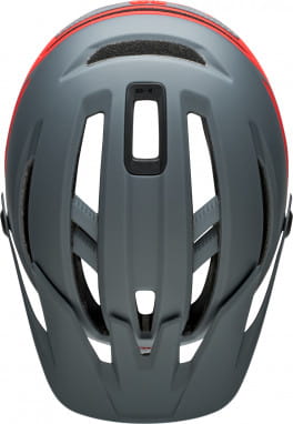 SIXER MIPS® fietshelm - mat grijs/rood