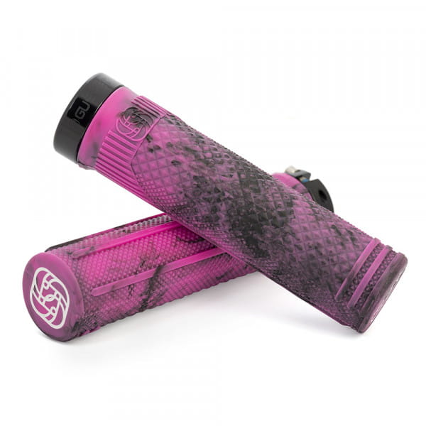 S2 Lock On Grips - Extra Soft - black/pink