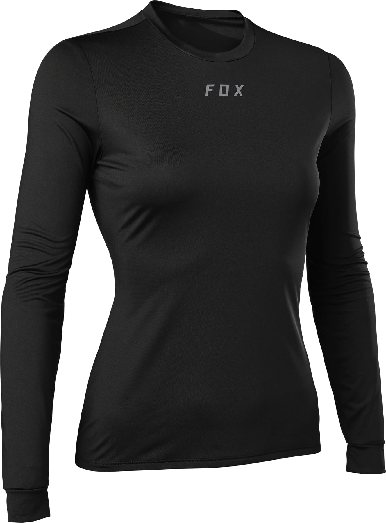 Fox Racing Women's Tecbase LS Shirt Black, Unterhemden langarm