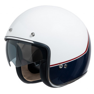 77 2.2 Jet helmet white blue red