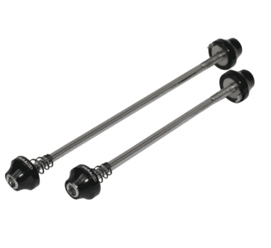 Hex quick release skewers VR and HR (pair)- Standard size - Black