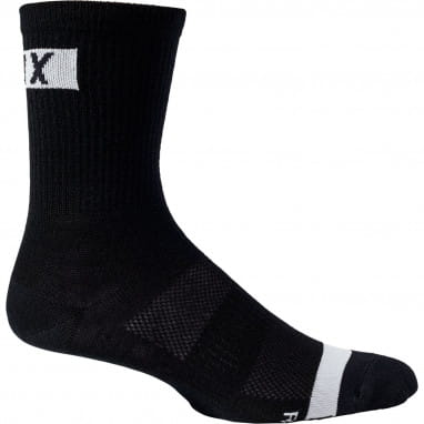6'' Flexair Merino - Socken - Schwarz/Weiß