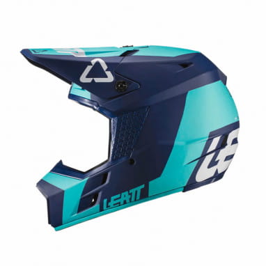 Motocross helmet GPX 3.5 - green-blue