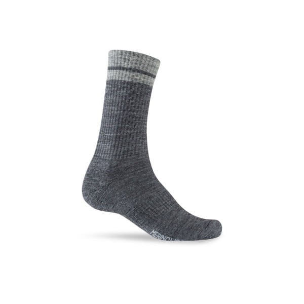 Merino Wolle Socke - Grau