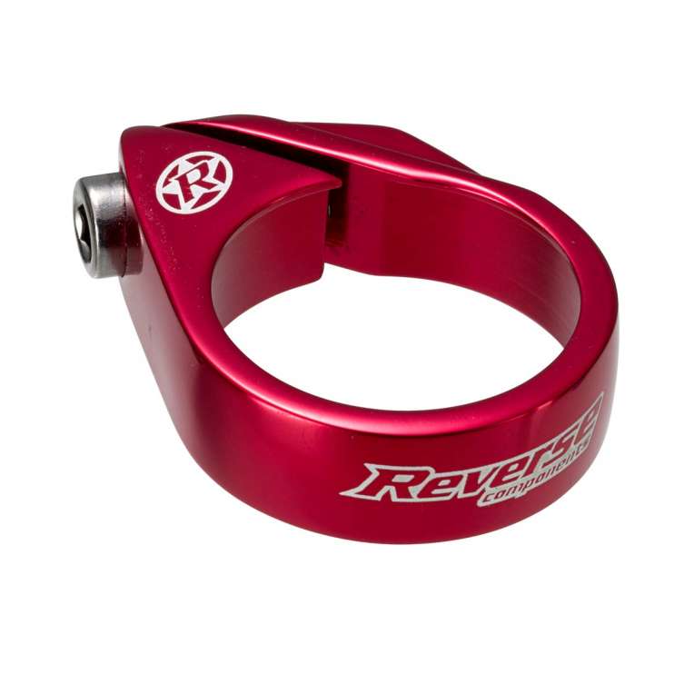 Bolt seat clamp 31.8 mm Red