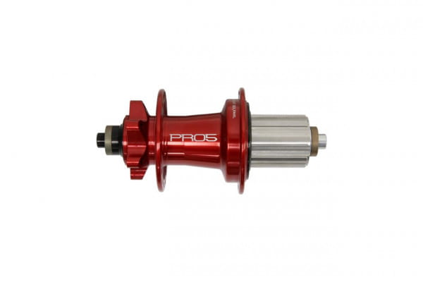 Pro 5 Hinterradnabe 32 Loch - rot - Shimano Stahl Freilauf