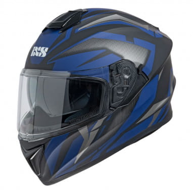 216 2.1 Motorcycle helmet - matt black-blue