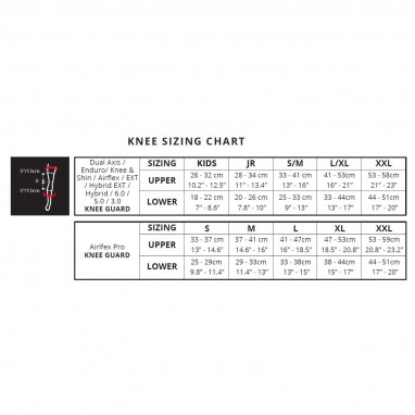 Knie & Schienbeinschoner 3DF Hybrid EXT Junior - black