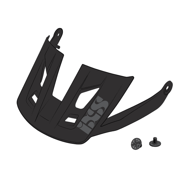 Replacement Visor + Pins for Trigger AM - Black