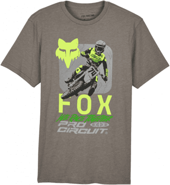 Fox X Pro Circuit Premium Short Sleeve Tee - Heather Graphite