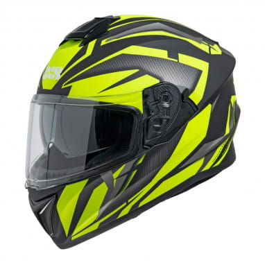 216 2.1 Motorcycle helmet - matt black-yellow