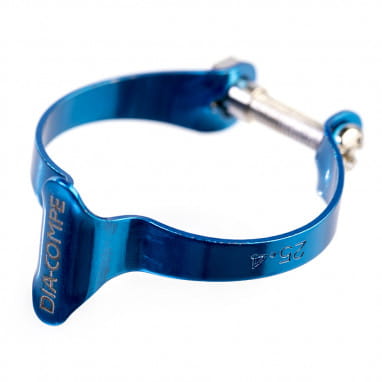 Cable clamps for top tube - coloured - blue