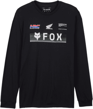 Fox X Honda Premium Long Sleeve Tee - Black