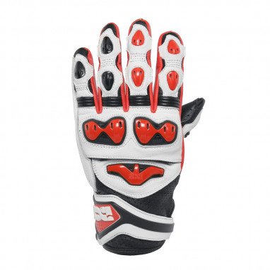 Sport glove RS-400 short black white red