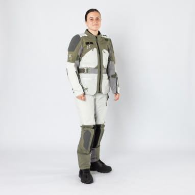 Damen Venture-Air 1.0 Hose hellgrau-oliv