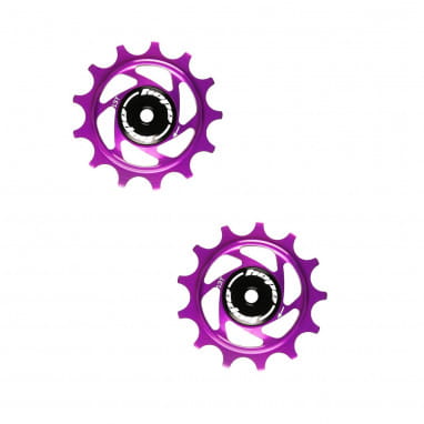 Jockey Wheels Shifting pulleys - 13 teeth - Purple