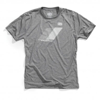 Helix Tech Tee - Funktions T-Shirt - Heather Grey - Grau/Weiß