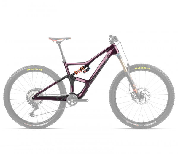 OCCAM OMR Frame + DHX Shock Metallic Mulberry - Black (Matte)