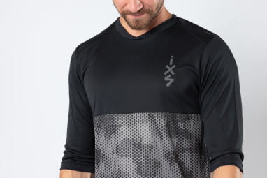 Carve 1.0 3/4 Jersey schwarz-graphit