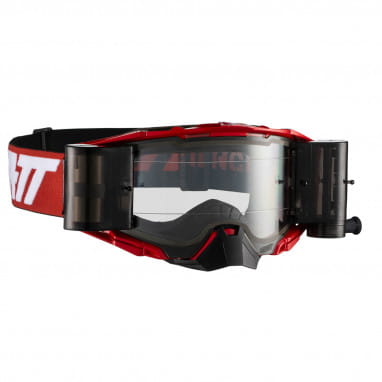 Velocity 6.5 Goggles with Roll-Off System - Red