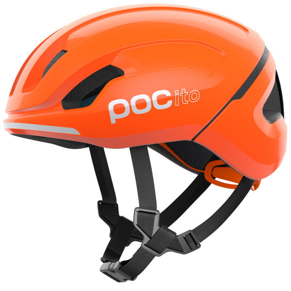 POCito Omne SPIN Kids Helmet - Fluorescent Orange