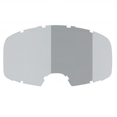 Injected Single Mirror Lens Goggle - Silver Smoke