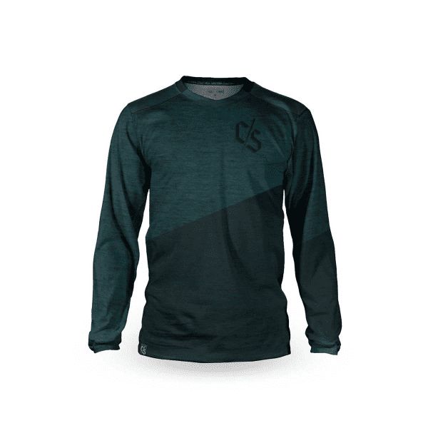 C/S Heritage Jersey à manches longues - Turquoise/Vert