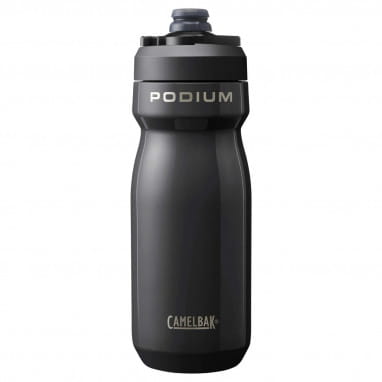 Podium Vacuum stainless steel bottle 530 ml - black