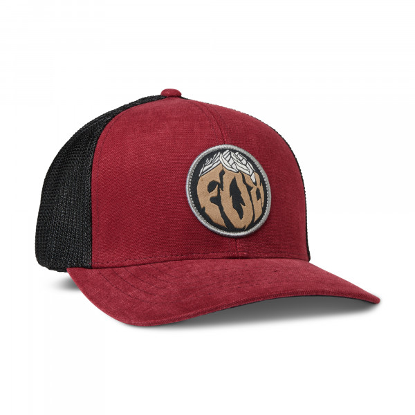 Turnouts Mesh Flexfit Hat - Scarlet
