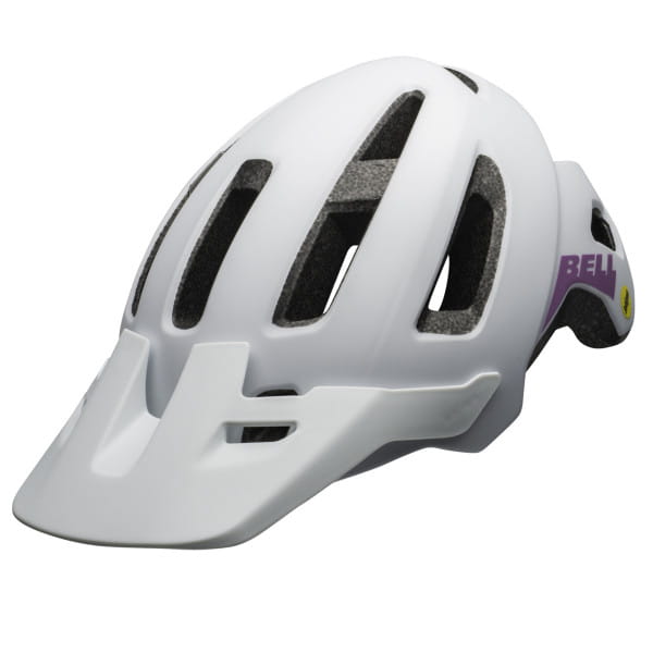 Nomad W Mips - Helm - Wit/Paars