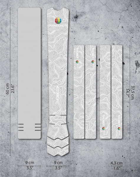 Rahmenschutz Kit - Enduro World Series White